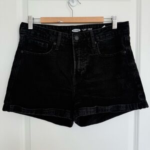 OLD NAVY | Black O.G High Rise Shorts